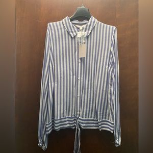 LC Lauren Conrad NWT tie waist blouse